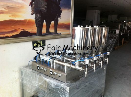 0.4mpa 500ml Shampoo Filling Machine Pneumatic For Liquid 40B/Min