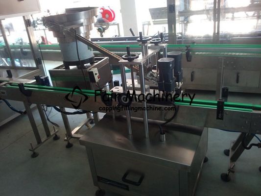 2kw Glass Bottle Filling And Capping Machine , 50ml SS316 Rinsing Filling Capping Machine