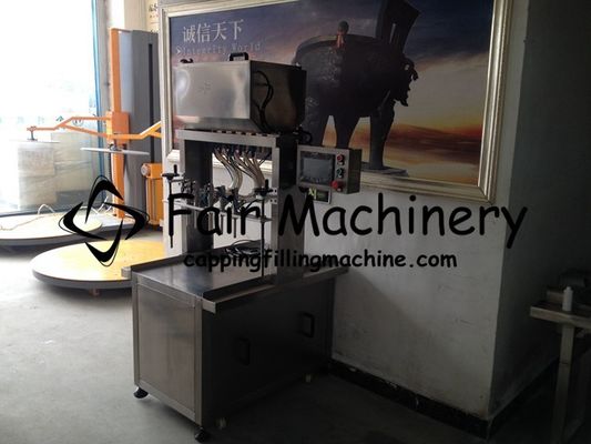 2Kw 1L Perfume Filling Machine , 80BPM Semi Automatic Water Bottle Filling Machine