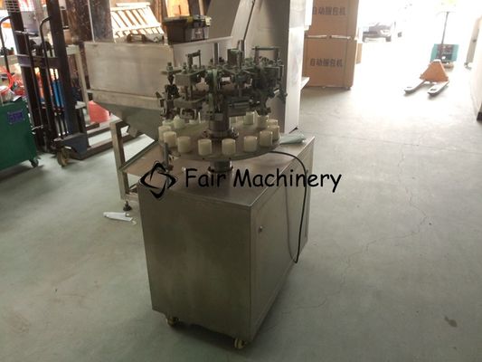 1.8Kw Aluminum Tube Sealing Machine , 0.2CBM/min 1PH Ointment Tube Filling Machine