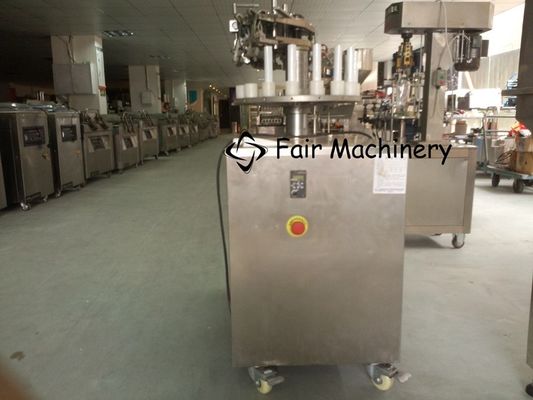 1.8Kw Aluminum Tube Sealing Machine , 0.2CBM/min 1PH Ointment Tube Filling Machine