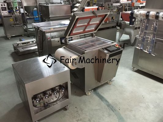 SGS PLC 2BPM Industrial Vacuum Sealing Machine Packing For Vegetables 50Hz