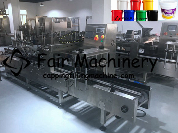 6B/Min 3.8KW Jar Filling And Capping Machine Syrup Sealing PLC