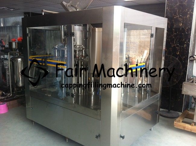 SS316 30BPM Capping Filling Machine Milk Juice Water Liquid For Bottle 0.6mpa