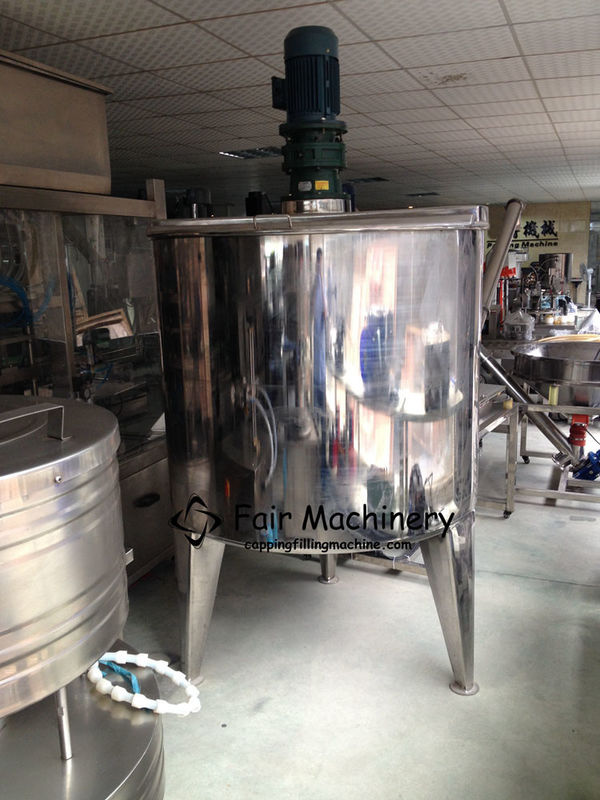 0.6mpa ISO PLC Syrup Mixing Machine , 1500bags/Hour Cosmetic Mixing Machine